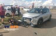 VR MED responded to a vehicle vs motorcycle accident on Oliver Tambo Road, Bloemfontein