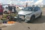 A stray cow on the roadway caused a multi-vehicle collision, including a rollover, on Brandfort Road