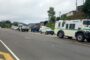 Rollover crash on Ridge Road by Coastlands Hotel, Musgrave