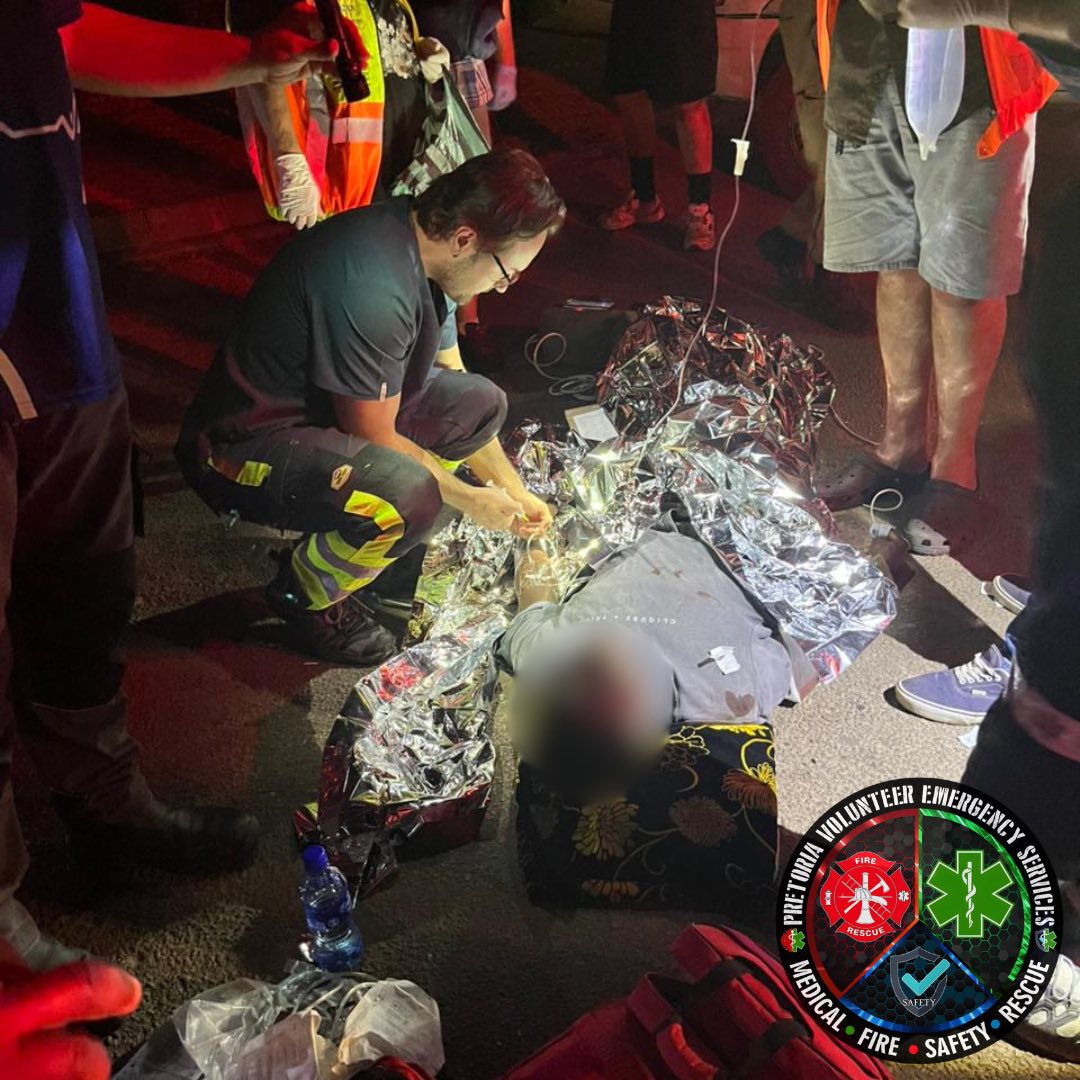 Serious motorbike collision in Capital Park