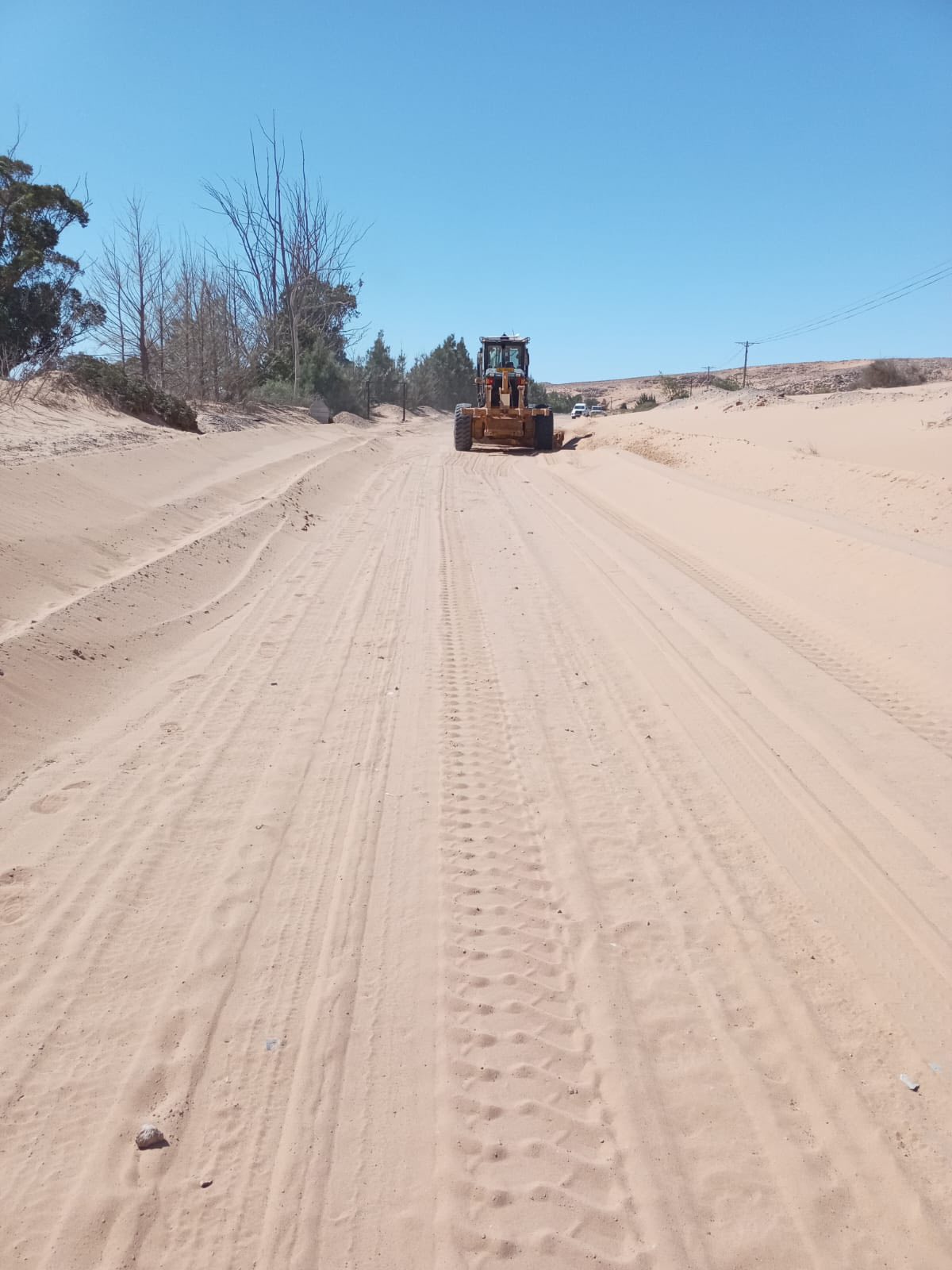 Roadworks continue between Kuboes and Alexander Bay in the Richtersveld area