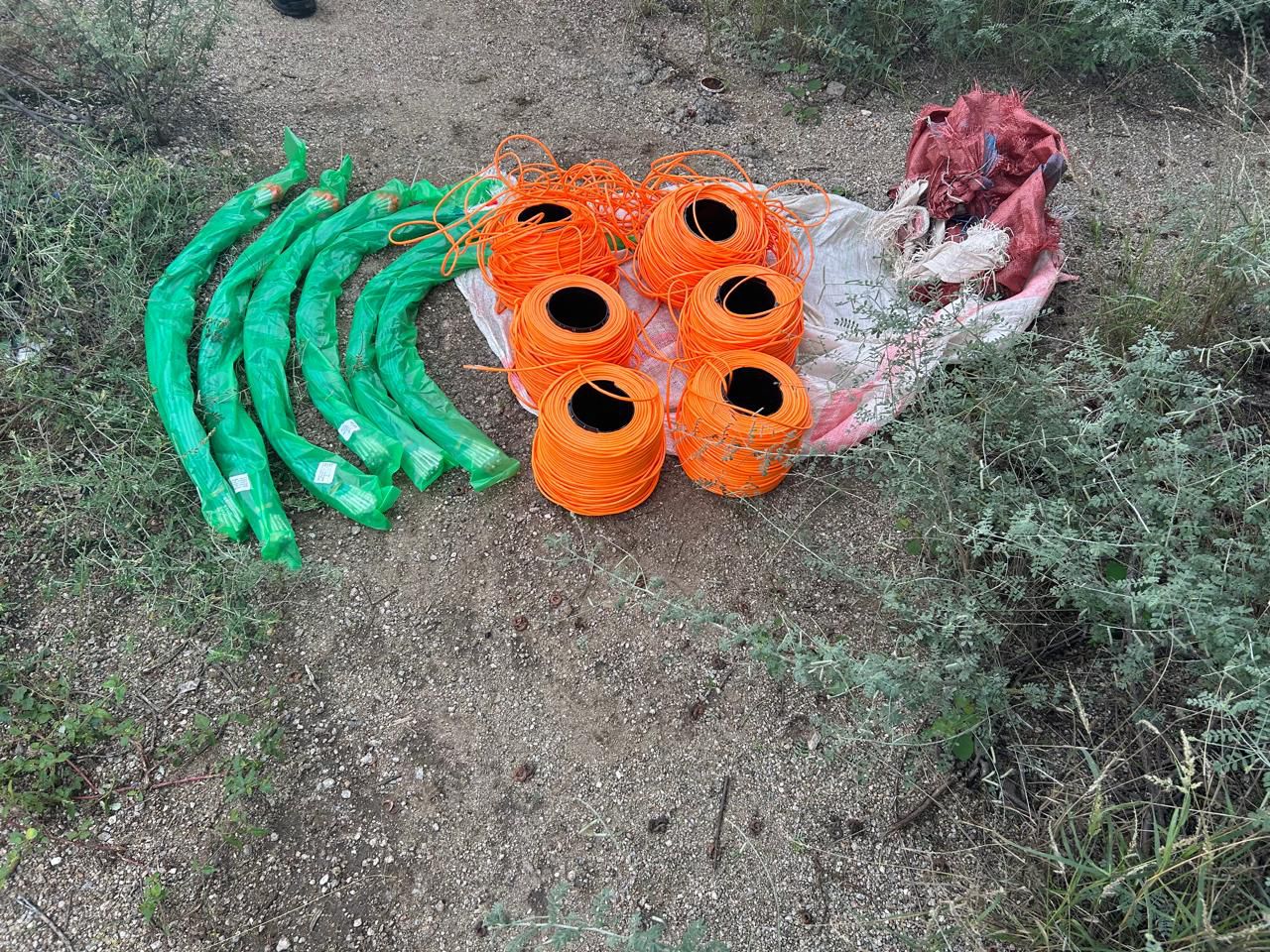 The Police in Musina under Vhembe District have launched investigations following the discovery of explosives and illicit cigarettes behind a local truck park