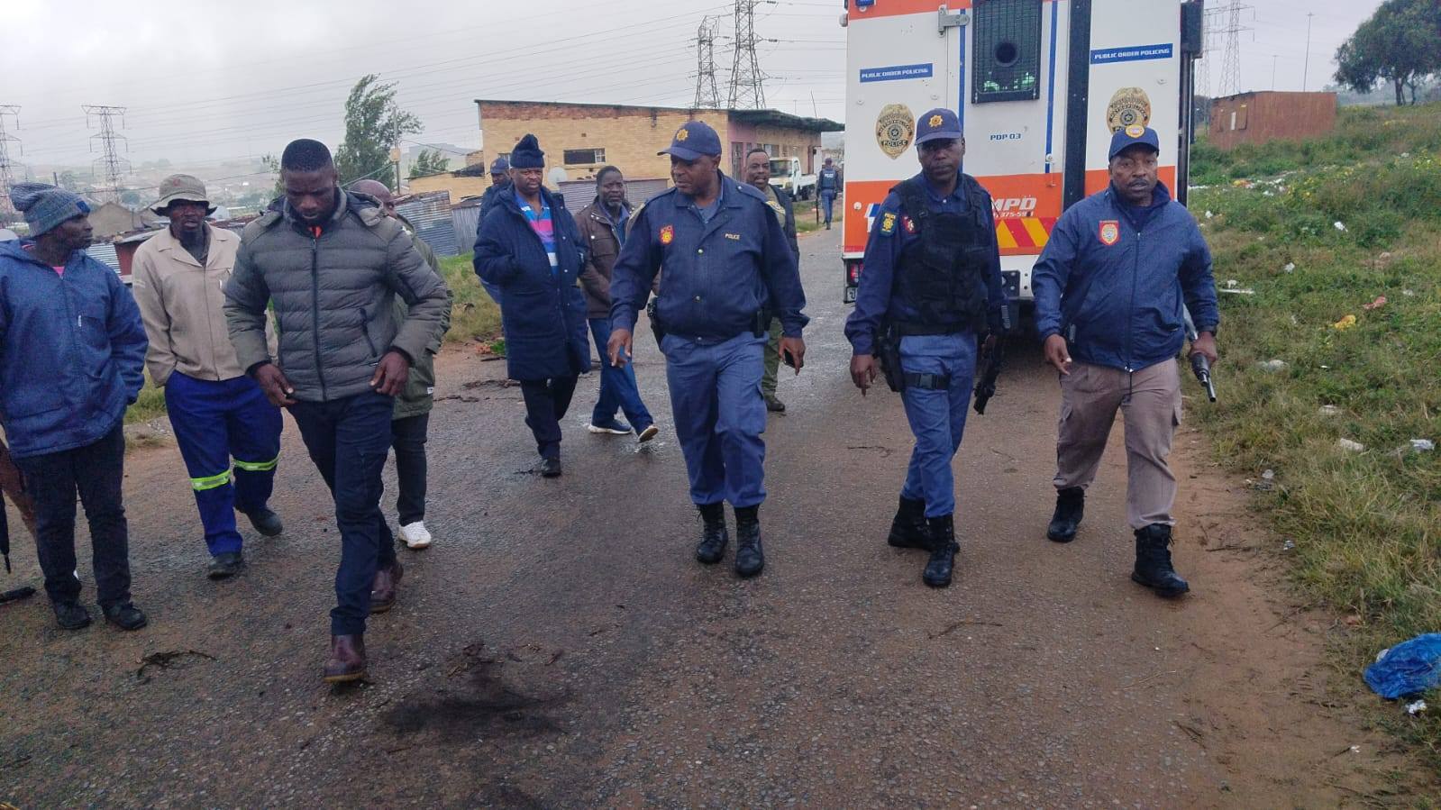 The JMPD is monitoring ongoing protest action at the Diepkloof Hostel in Soweto