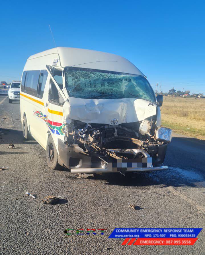 Multi-vehicle collision on the Golden Highway near Bophelong