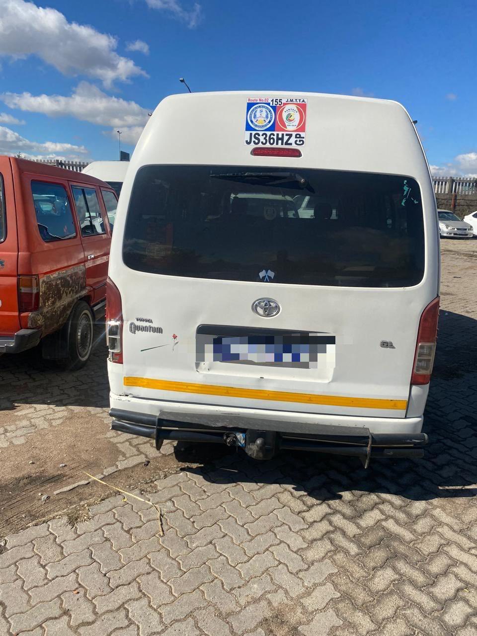 Seven taxis and three other vehicles impounded in Ekurhuleni