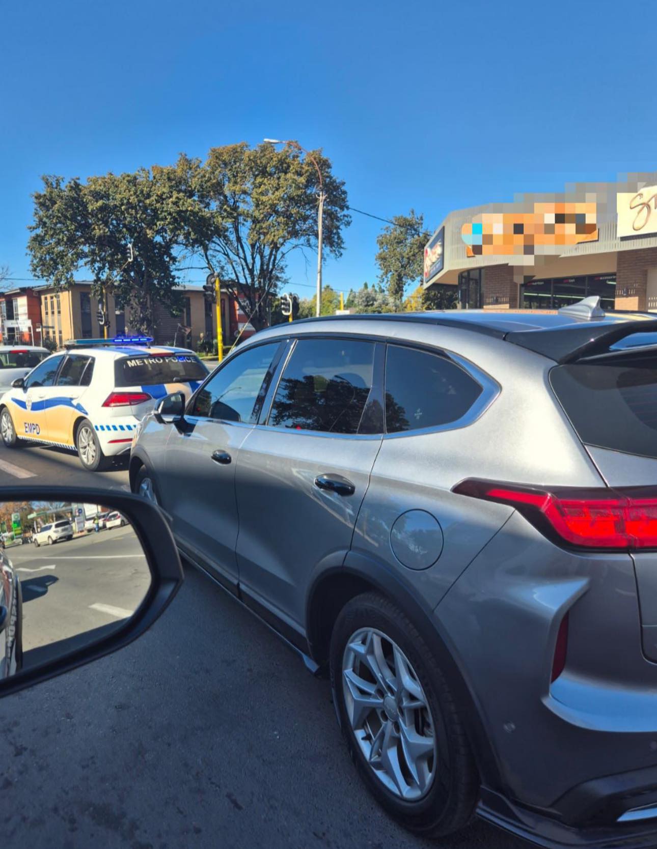 The Ekurhuleni Metropolitan Police Department (EMPD) successfully recovered a reported stolen vehicle in the Benoni area