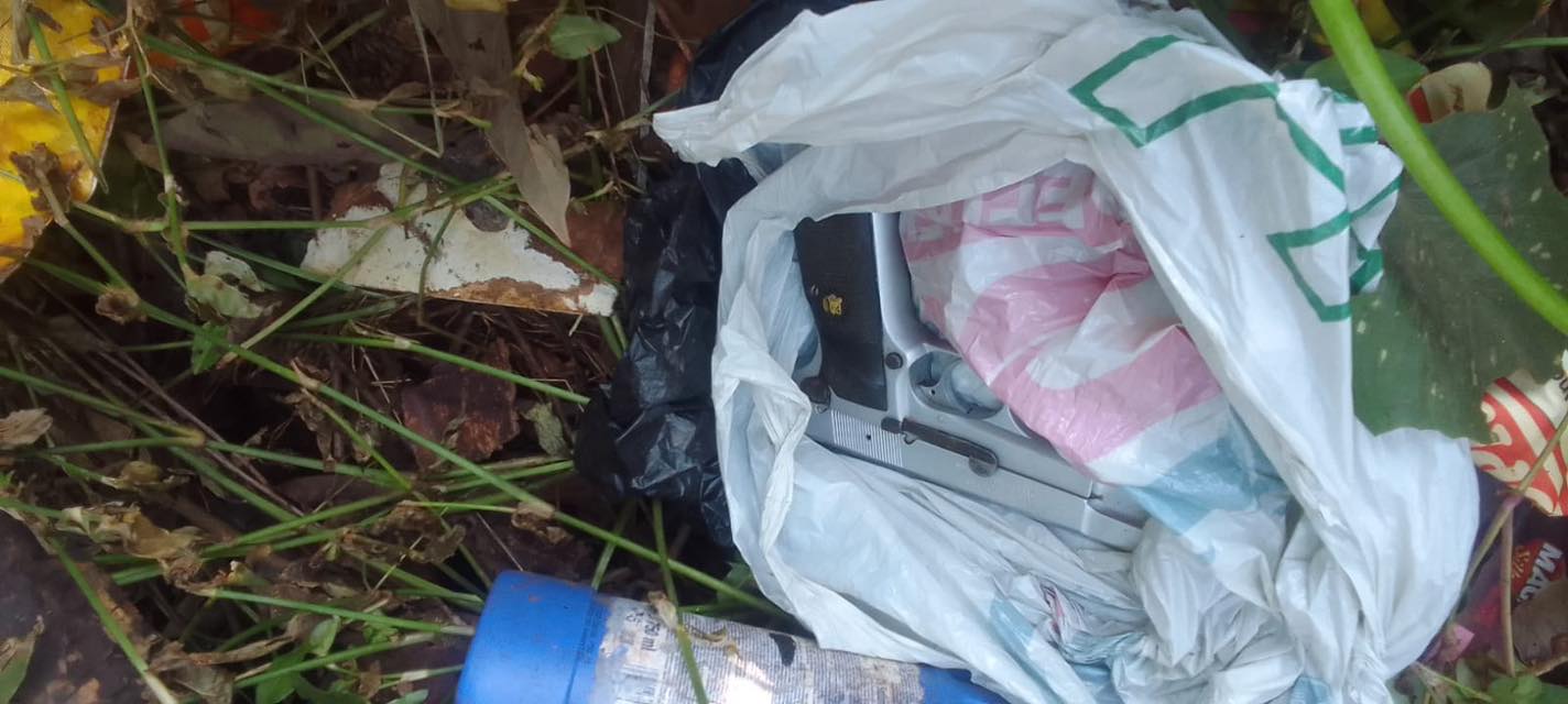 Police recover a stolen firearm during illegal mining operations in Sabie