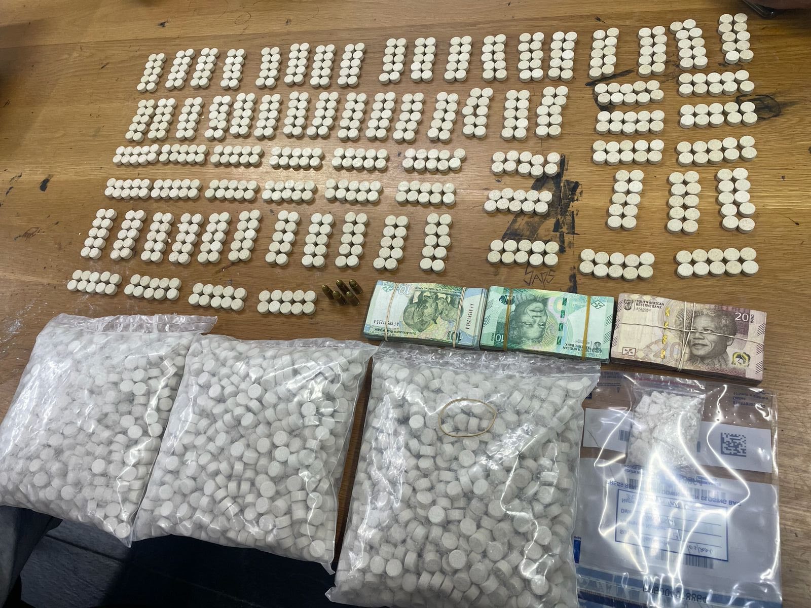 SAPS in KwaZulu-Natal have arrested a suspect for possession and dealing in drugs, as well illegal possession of ammunition in Chatsworth