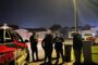 Protest action on the R550 road next to Tsietsie section