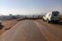 Protest action on the R550 road next to Tsietsie section