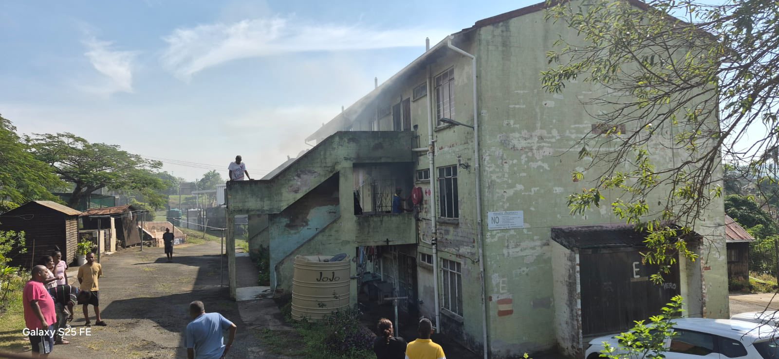 Lounge Destroyed In Flat Fire: Tongaat - KZN