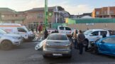 Collision at Randles Road near the BP