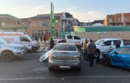 Collision at Randles Road near the BP