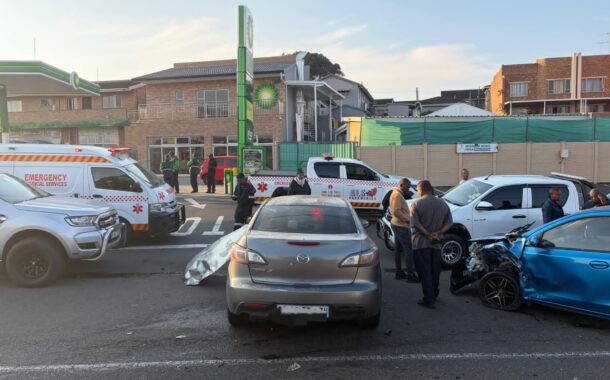Collision at Randles Road near the BP