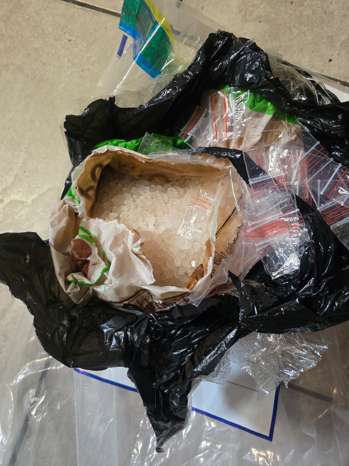 Suspect arrested and crystal meth uncovered