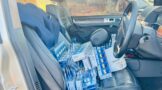 Hoedspruit police in collaboration with a local Farm Watch initiative intercepted a vehicle while transporting illicit cigarettes