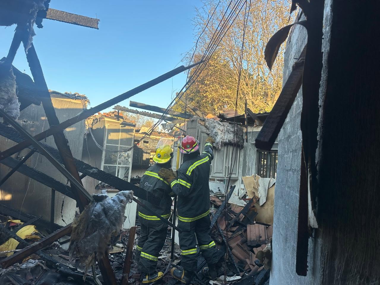 Fidelity SecureFire firefighters responded to a residential structure fire in Pretoria