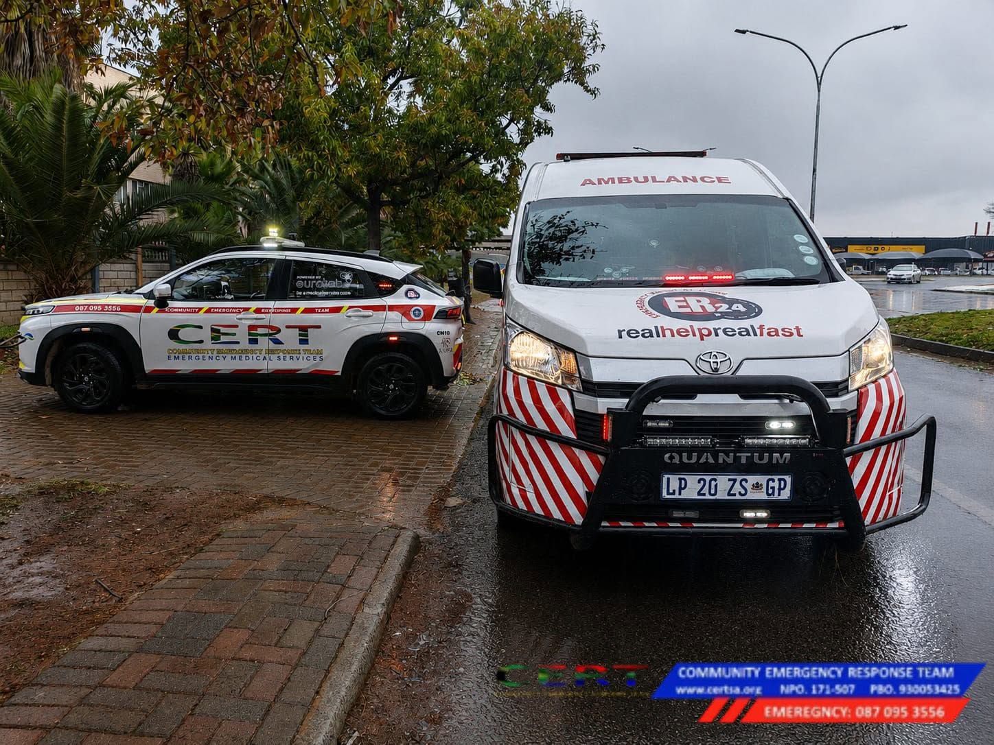 Motorcycle accident in Vanderbijlpark
