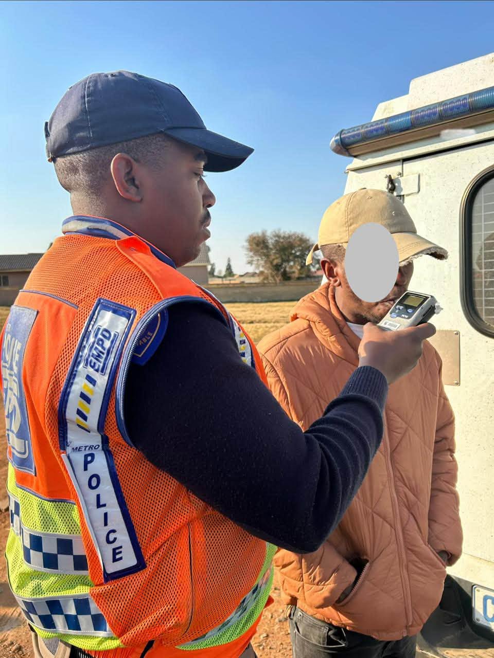 The EMPD Kwa-Thema Precinct Officers conducted a strategic drunk driving operation in the Kwa-Thema area