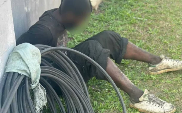 Copper cable theft suspect arrested in the Sea Cow Lake area
