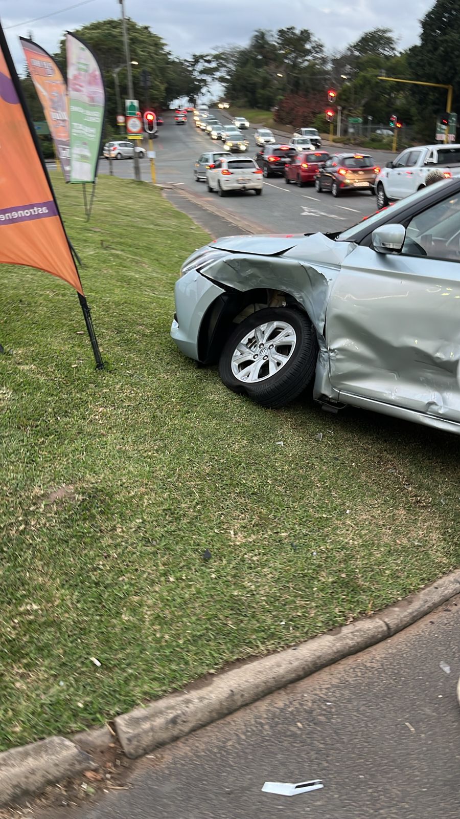 Road crash on Roger Sishi near the Astron Garage, Westville