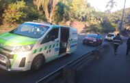 Collision on Roger Sishi Road by the bends, Westville