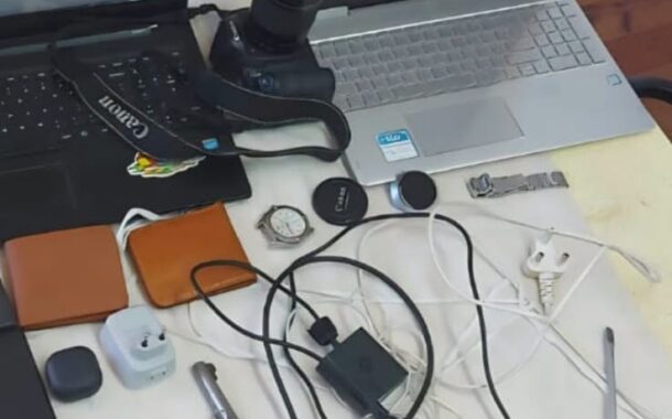 Foreign national arrested for possession of a prohibited firearm, possession of stolen property, contravention of the immigration act as well as reckless and negligent driving