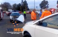 VR Medical responded to the intersection of Parfit and Paul Kruger in Bloemfontein for a vehicle collision